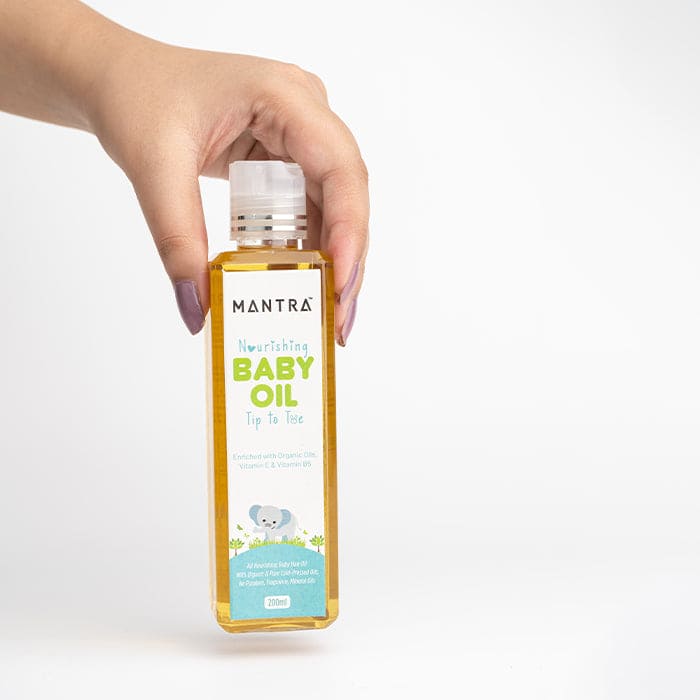 Baby Mathra Premium Baby Oil for Smooth and Soft Skin | Buy Baby Oil Online | MANTRA