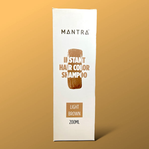 Instant Hair Colour Shampoo & Conditioner- Light Brown